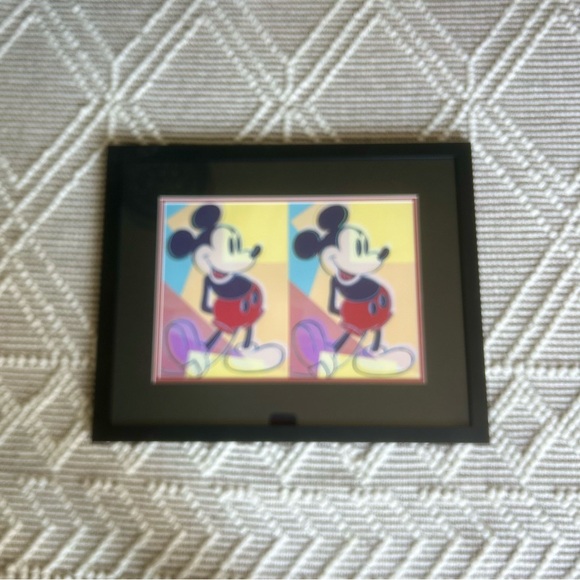 Vintage Andy Warhol Framed Mickey Mouse - Picture 4 of 4